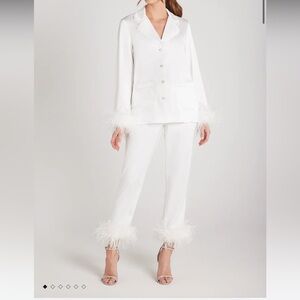 Nadine Merabi Darcie White Pajamas